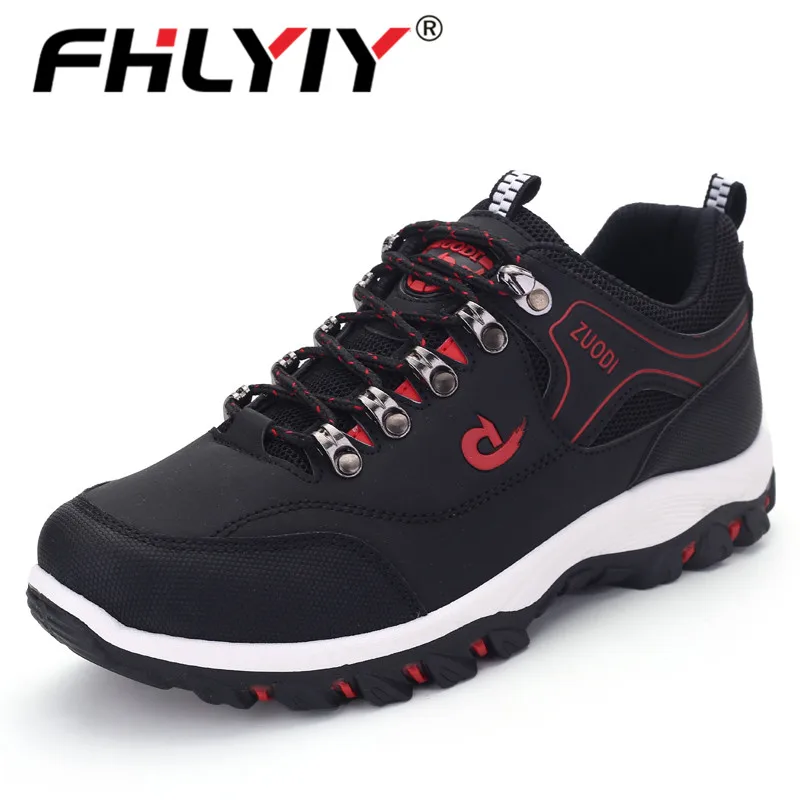 Fhlyiy 2020 Men Leather Shoes Outdoor Casual Fashion Breathable Flats Footwear For Trainers Zapatos Hombre Black | Обувь