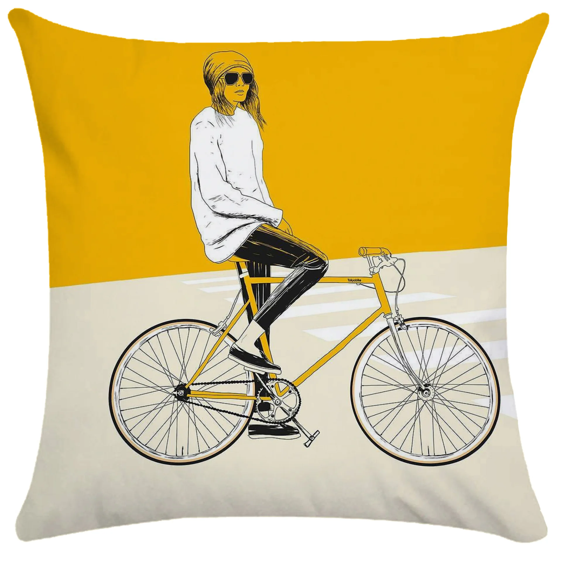 

Простые желтые геометрические наволочки в скандинавском стиле, супер мягкие и короткие плюшевые диванные подушки, чехол для стула