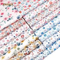 16 design floralprinted cotton twill fabric patchwork tissue cloth set diy handmade needlework quiltingsewing material 20x25cm