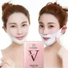 Подтягивающие маски для лица V-образная маска для похудения подбородка, проверки шеи и лифтинга V-образная маска для лица бандаж для похудения инструмент для ухода за кожей лица