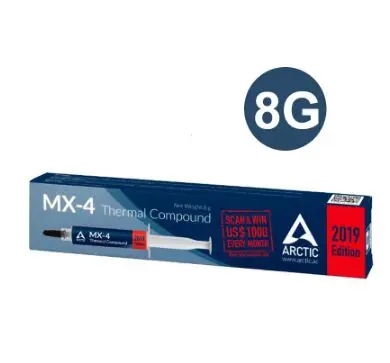 ARCTIC MX-4 2g 4g 8g 20g AMD Intel процессор процессорный кулер вентилятор охлаждения термопаста VGA составной радиатор штукатурка паста - Цвет: MX4 8g