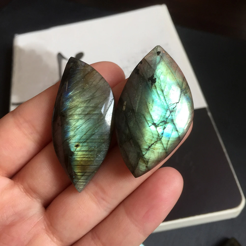 Натуральный Лабрадорит Кристалл грубая полированная скала натуральный кристалл