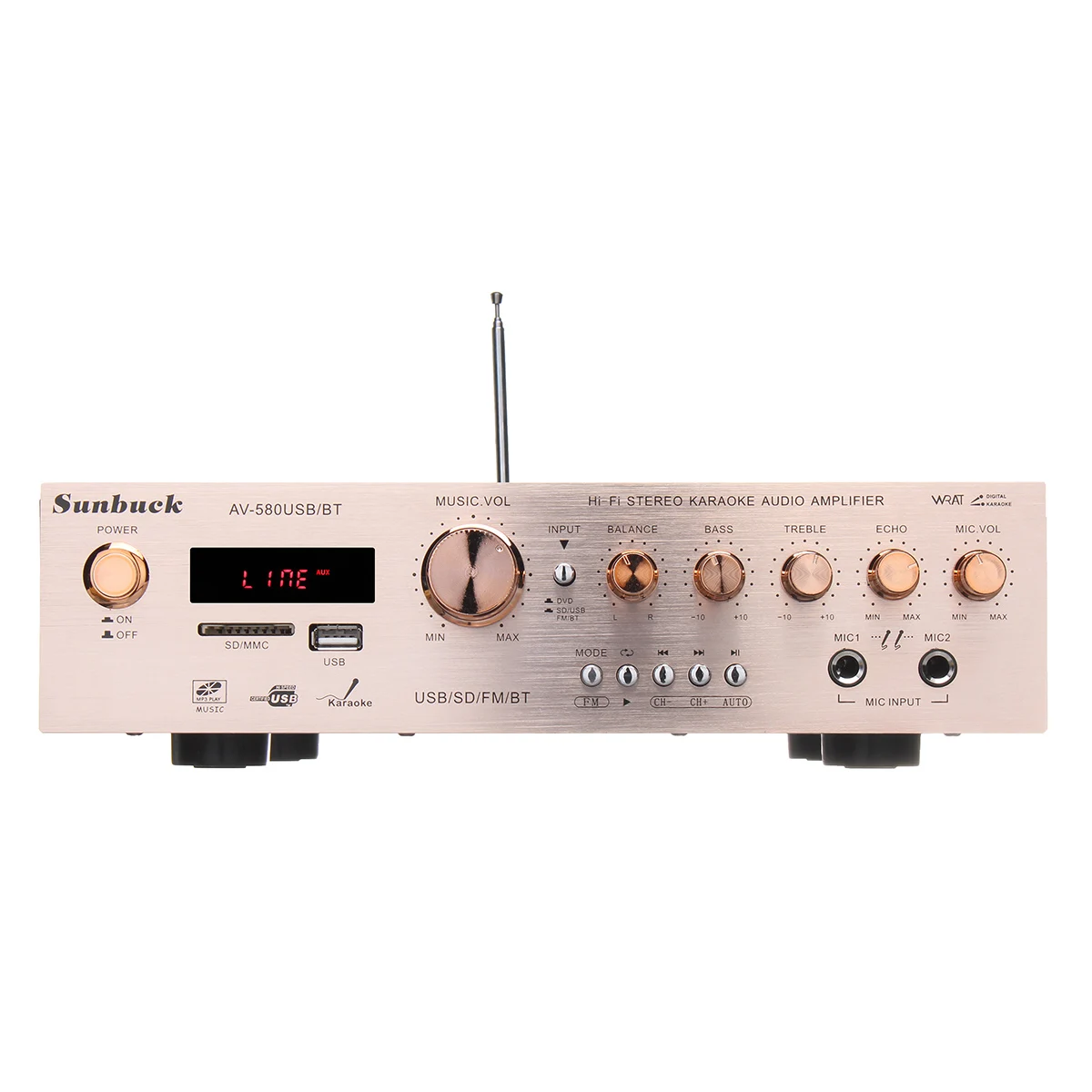920 Вт 220 В 5CH bluetooth Hi-Fi Стерео AV объемный усилитель FM Караоке кинотеатр домашний кинотеатр усилители