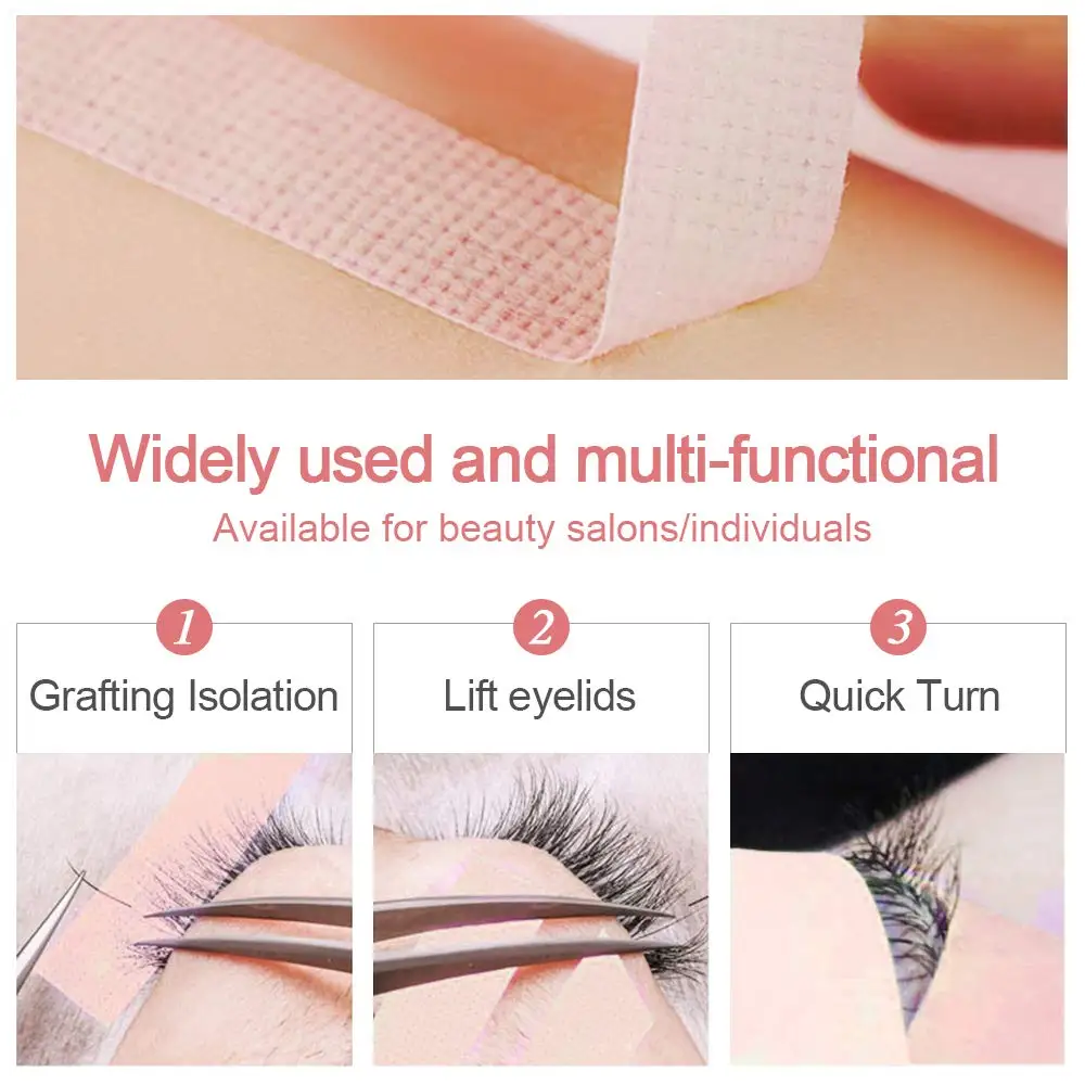 1/2/3 Roll Eyelash Extension Lint Free Eye Pads Pink Paper Under Patches Tool For False Patch Make Up Tools | Красота и здоровье