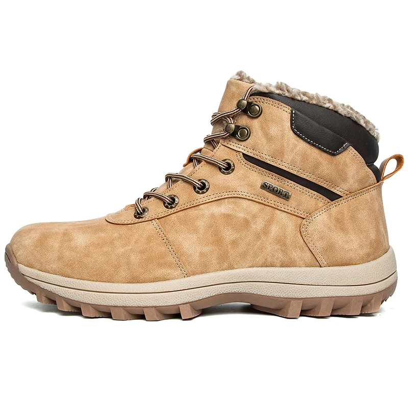 

Мужские зимние ботинки; Теплые плюшевые ботильоны для пеших прогулок; Мужские Нескользящие носки; Кроссовки; Уличная обувь для альпинизма; ...