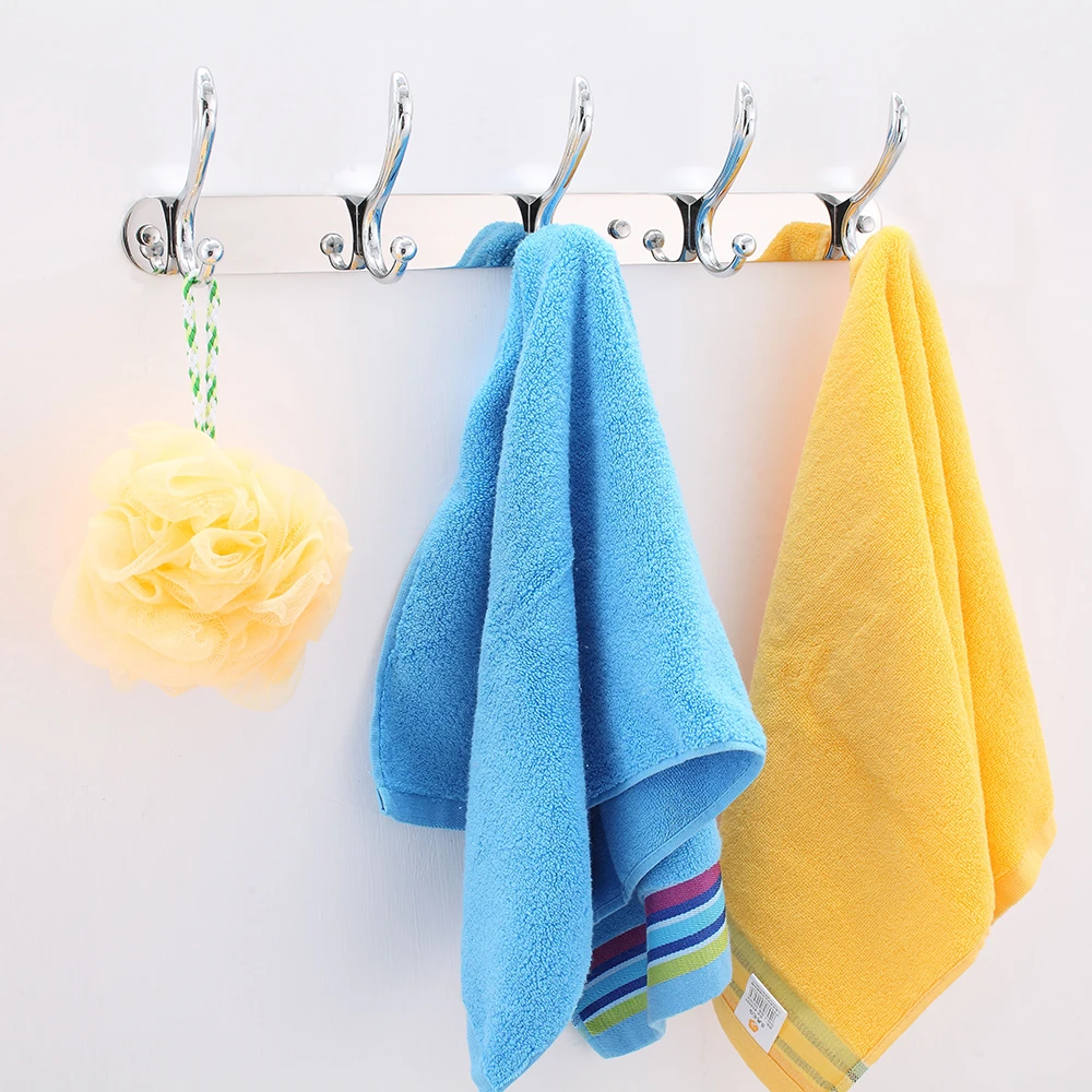 

Wall-Mounted Storage Hook Rack Coat Hanger Multifunctional Hanging Hook Stainless Steel Hooks Space-saving Coat and Hat Hook