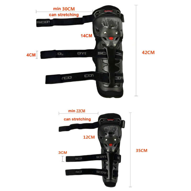 SCOYCO защитные мотоциклетные наколенники для гоночного мотоцикла и налокотники