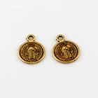 50 шт.лот, подвески с крестиком и крестиком, крестиком и крестиком, из античного золота 11,8 х15 мм