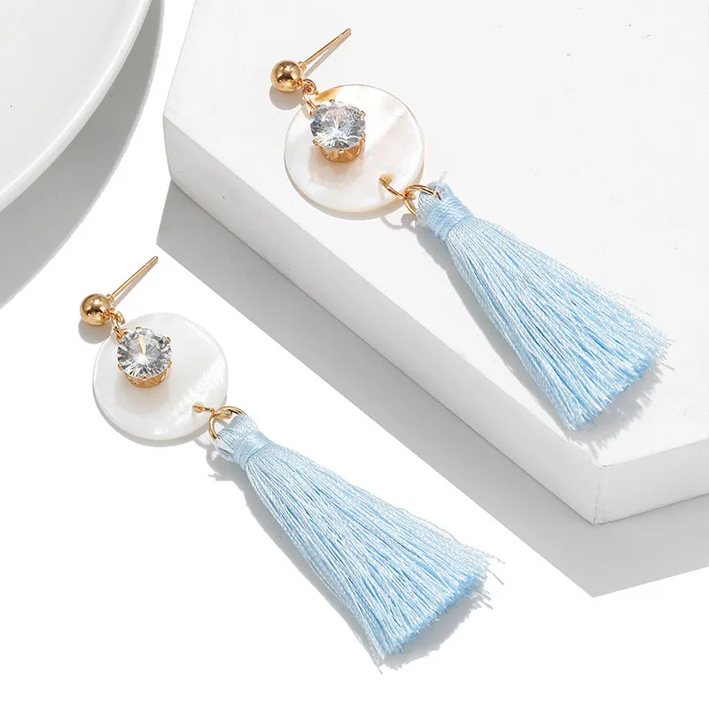 Богемная Кисточка Серьги для женщин изысканные уникальные креативные Ретро