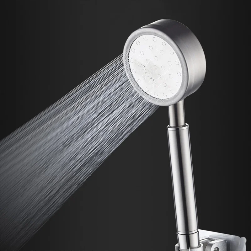 

304 stainl steel prure shower head, single head bathroom shower head