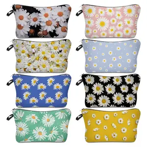 Портативная цветочная косметичка, дорожная сумочка для туалетных принадлежностей, косметичка, женский органайзер для туалетных принадлежностей, женские чехлы для хранения косметики