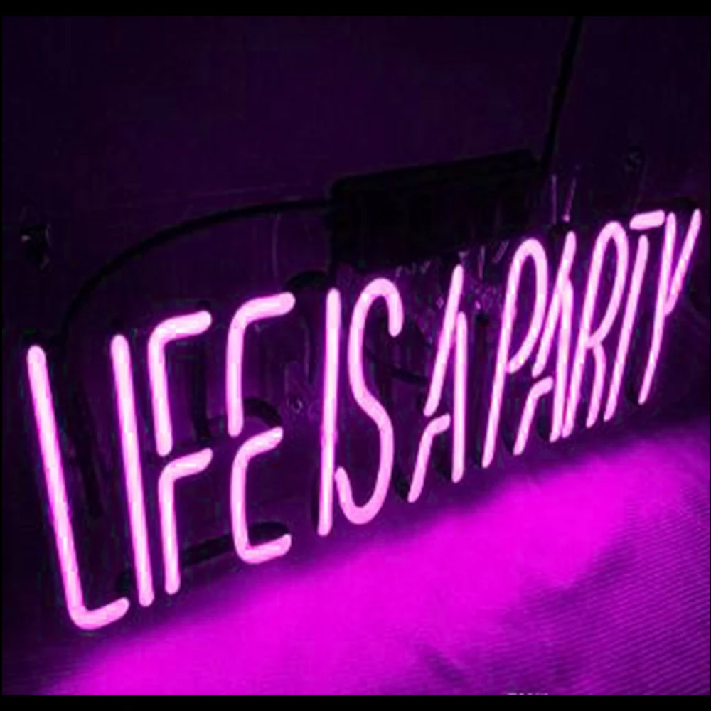 Неоновые вывески подарок вечерние из настоящего стекла пивной бар Пивной