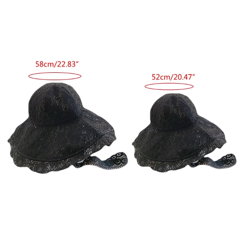 

Silky Fedora Hat with Waveselvege Feminine Sunhat in Solid Color Hats with Stringy Selvege in Cotton