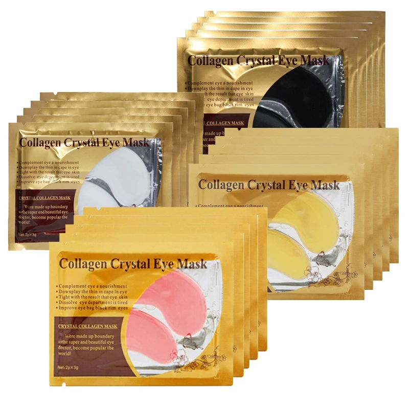 

16Pcs/8Pair Crystal Collagen Eye Mask for Face Care Mask Under the Eye Patches Remove Dark Circle Puffiness Anti-Aging Wrinkle