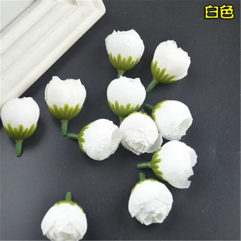 Искусственные цветы &quotсделай сам&quot 2 см маленькая чайная роза Аксессуары