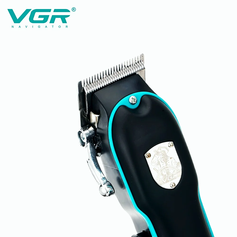 VGR Hair Cutting Machine Haircut Machine Electric Hair Clipper Professional Hair Trimmer For Men Barber With Wire EU Plug V-123 enlarge