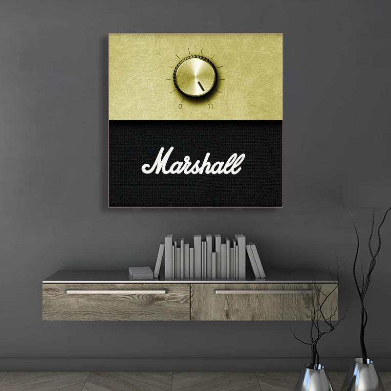 RELIABLI усилитель Marshall регулятор громкости музыкальный плакат холст печать настенные художественные картины для гостиной декоративные картины Unframe