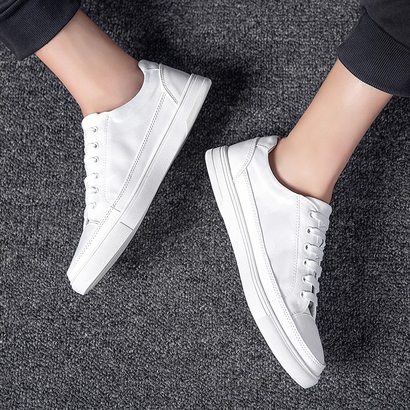 Туфли мужские сетчатые дышащие натуральная кожа на шнуровке Повседневная модная