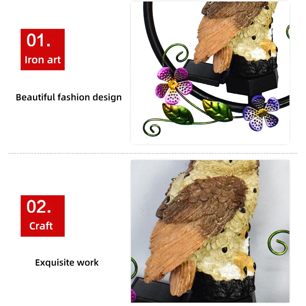 

Owl Solar Light With Solar LED Outdoors Solar Light Solar Lamp Solar Garden Light Decoration Waterproof Yard Party Solar Light