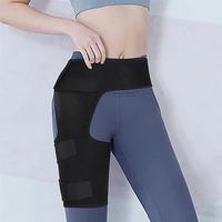 1pcs fitness leggings groin belt anti muscle strain hip brace support compression wrap sports thigh hamstring protective gear