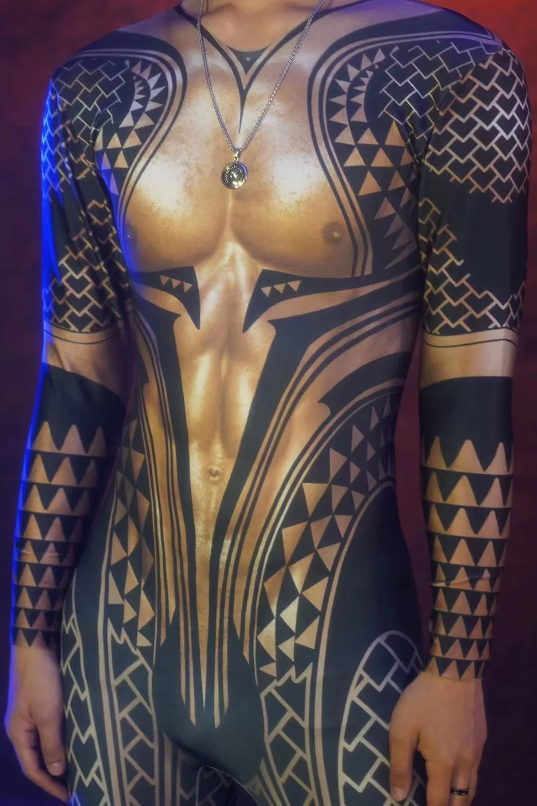 DJ музыкальный мужской боди певица танцор командная одежда сексуальные мужские