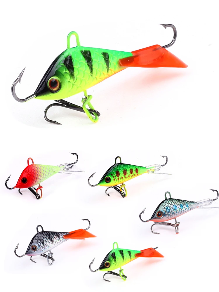 

Winter Ice Jig 5cm 7.5g Fishing Lure VIB Fake Lure Hard Artificial Bait Balancer Sinking Fishing Carp Walleye Pike Perch Tackle