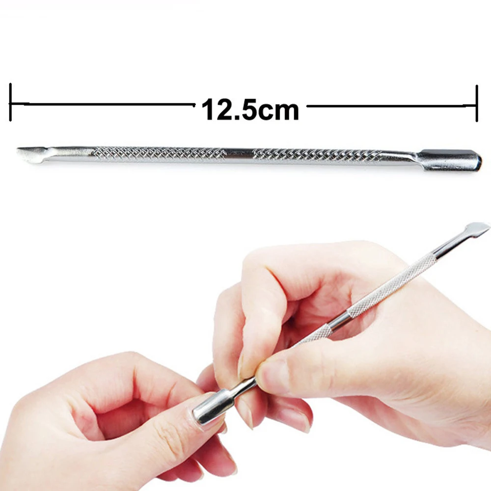 

New 8 Pcs/Set Nail Kit Art Sand Files Buffer Sponge Block Brush Cuticle Pusher Gel Polish Set Acrylic Manicure Tools With Box