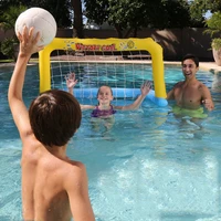 swimming pool accessories piscine accessoire water inflatable volleyball basketball goal swimming pool toys summer water beach