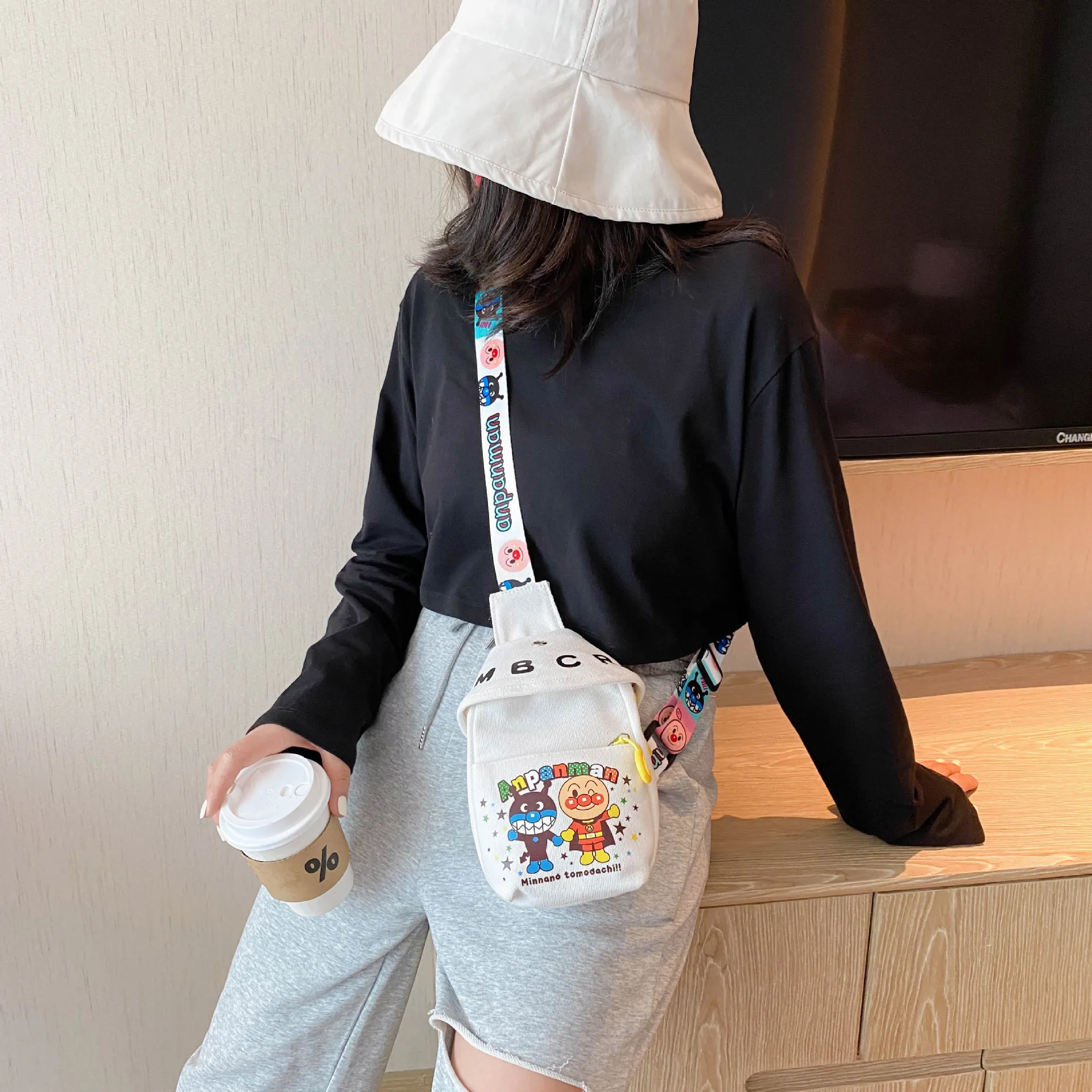 2021 миниатюрная сумка через плечо Детская школьная милая с мультяшным принтом