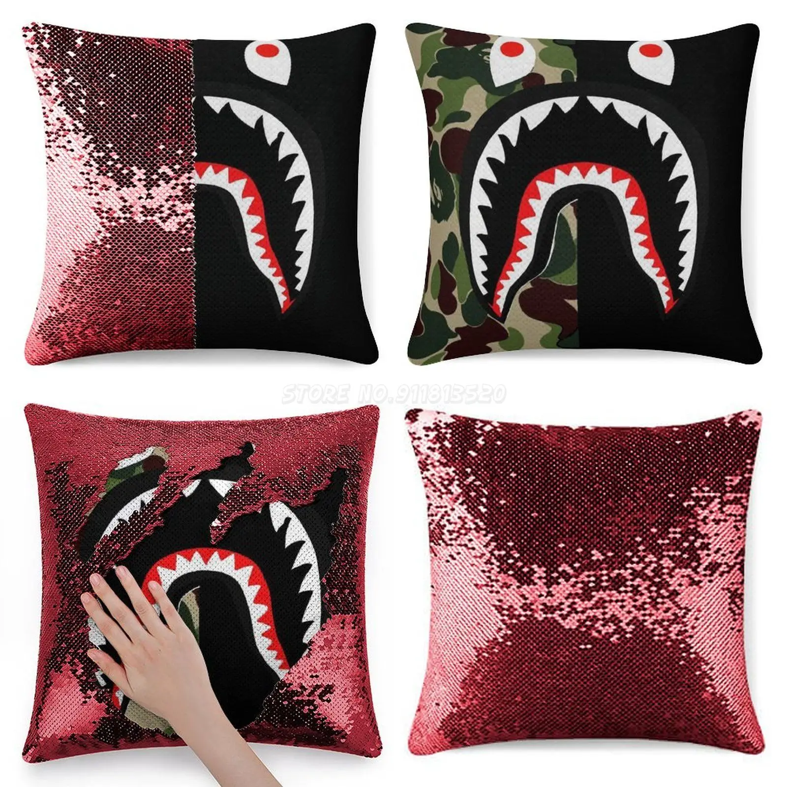 Чехол для телефона Bape со старыми блестками наволочка с подушкой 40 см x 4mi Sark Барт