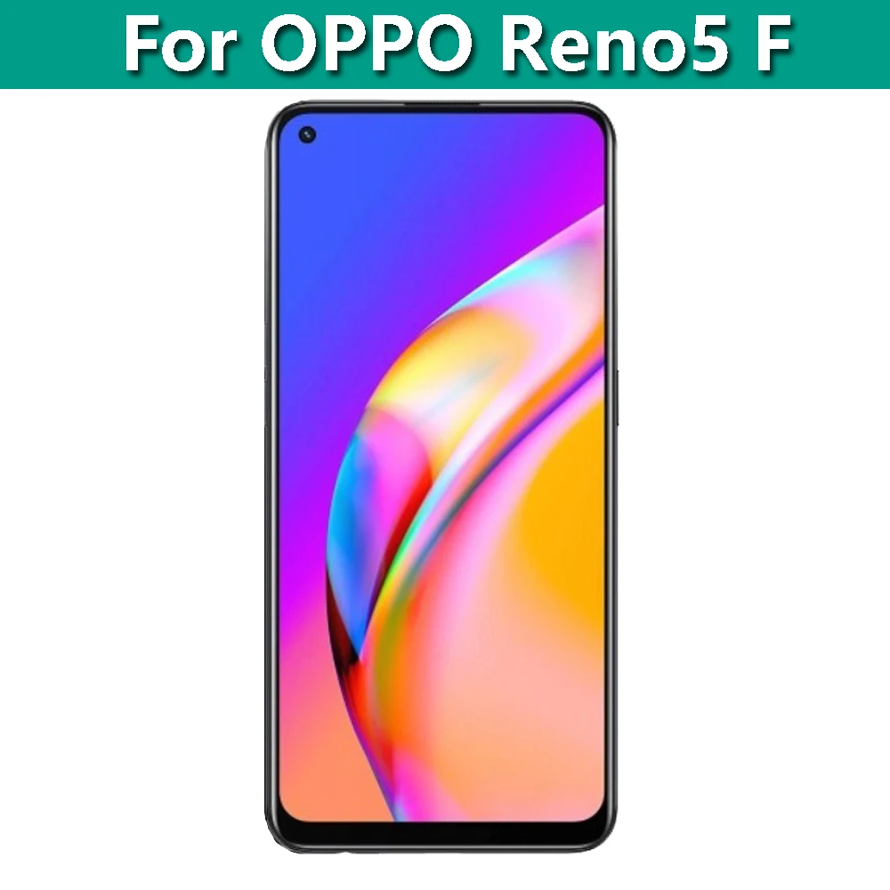 Pantalla LCD AMOLED Original de 6,43 "para OPPO Reno 5F CPH2217, digitalizador con pantalla t&aacute;ctil, piezas de repuesto-0