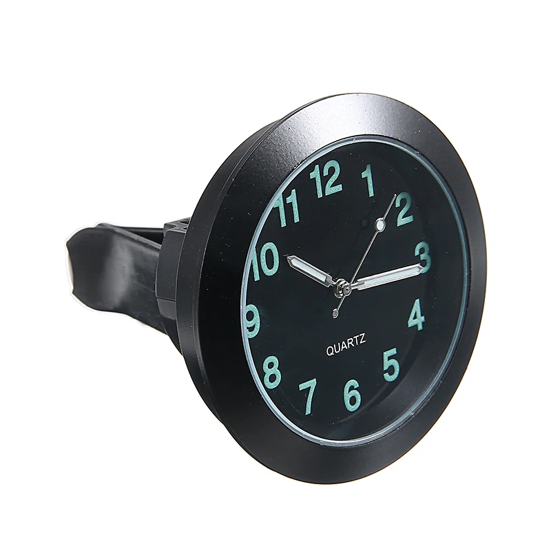 New Arrival 1pc Luminous Auto Gauge Clock Mini Car Air Vent Quartz Analog Clocks Watch With Clip for Replacement Parts | Автомобили и