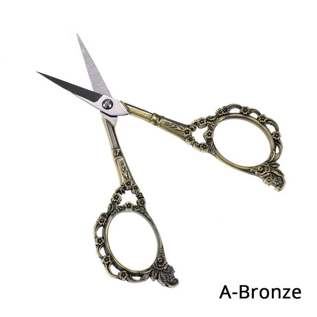 A-Bronze 25 стилей, из нержавеющей стали портной ножницы вышивки крестиком вышивка Шитье ножницы для дома ручной работы Обрезка инструмент Аксессуары для шитья - Цвет: A-Bronze