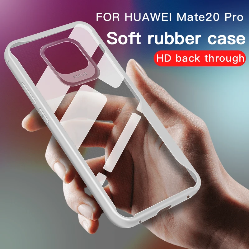 Luxury Shockproof Bumper For HUAWEI mate 20pro cases transparent Business for mate20 p30pro Clear protection Back Cover |