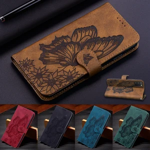 Butterfly Leather Flip Cover For iPhone 6 6S 7 8 Plus SE 2 2020 X XS XR 13 12 11 Pro Max 12 MINI Pho
