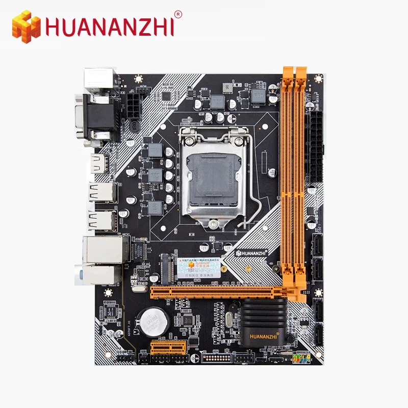 

Материнская плата HUANANZHI H61 для Intel LGA 1155, поддержка i3, i5, i7, DDR3 1333/1600 МГц, 16 ГБ SATA M.2, USB2.0, VGA, HDMI-совместимая, M-ATX
