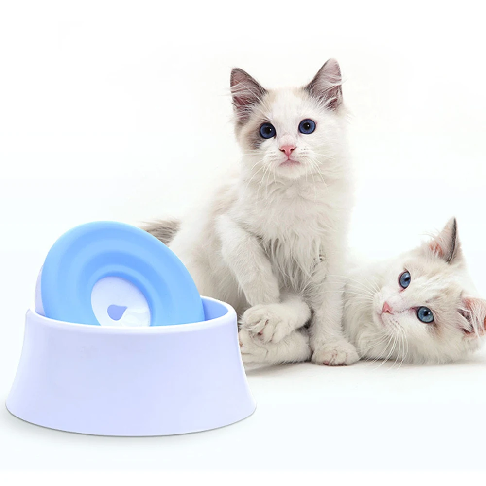 

Portable Detachable Pet Dog Buoyancy Water Bowl Splash Spill-proof Dust-proof Anti-choke Dogs Cat Drinking Bowls