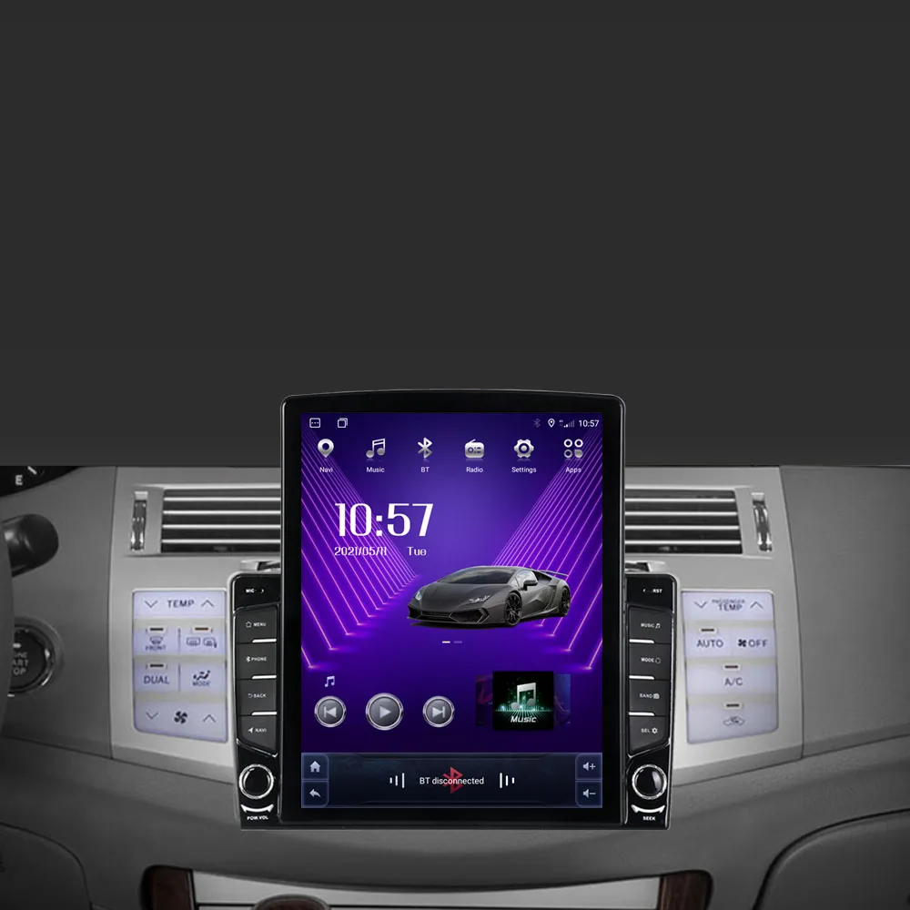 Runningnav для Toyota Avalon 3 2005 2006 2007 2008 2009 2010 Tesla Type Android автомобильное радио мультимедийный