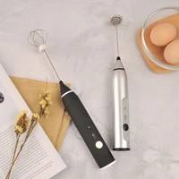 electric handheld milk frother blender with usb charger bubble maker whisk mixer for coffee cappuccino creamer stirrer whisker