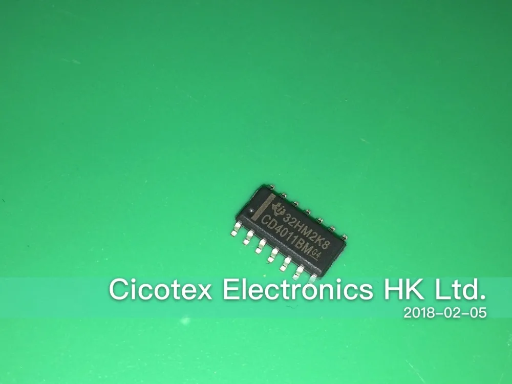 20 шт./лот CD4011BM инвертирующий логический элемент схема и-не 4CH 2-INP 14-SOIC CD4011BM96 4011