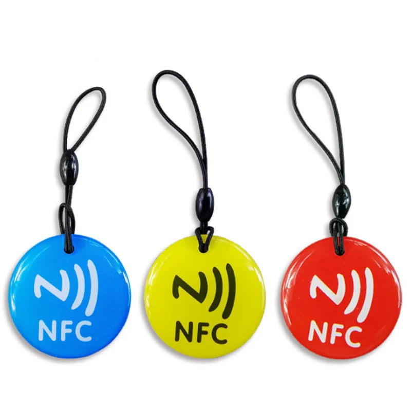 

100pcs Waterproof NFC Tags Lable Ntag213 13.56mhz RFID Smart Card For All NFC Enabled Phone Patrol attendance access