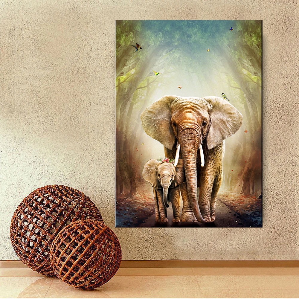 Холст Картина на стену для домашнего декора анималистический настенный