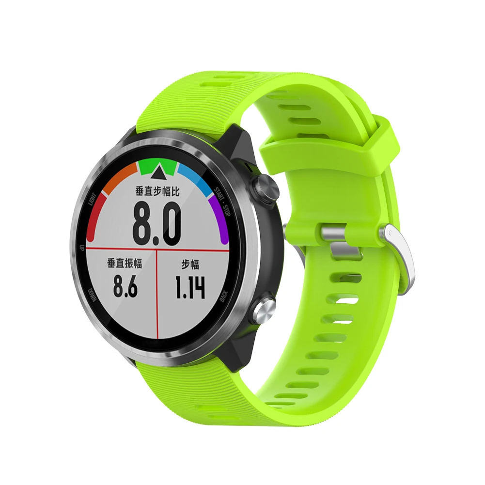20 мм спортивный силиконовый ремешок для часов для Garmin Forerunner 245 245M 645 Vivoactive 3 умный браслет часы полоса красочный браслет