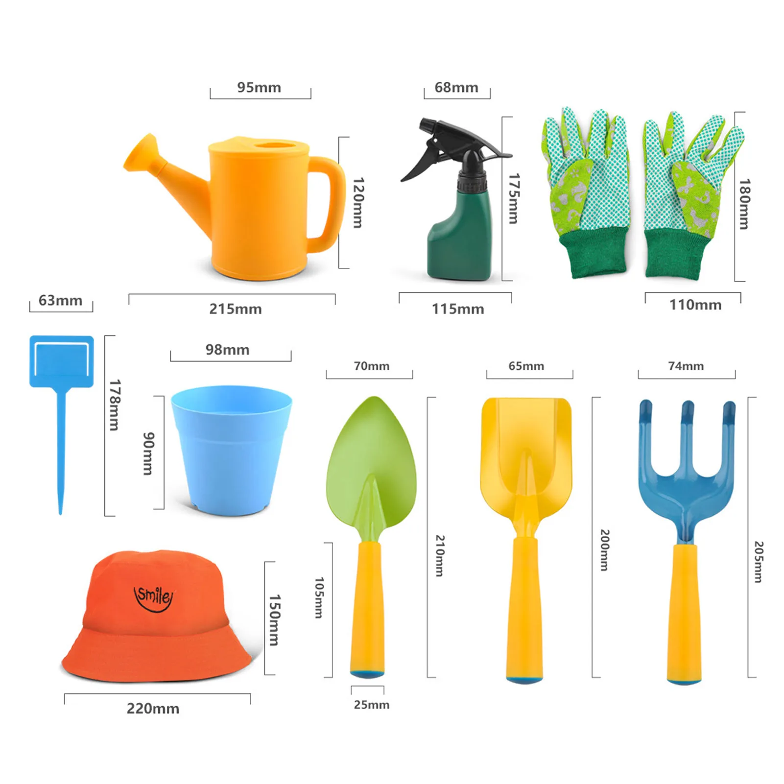

Children's Gardening Tool Set With Storage Bag Shovel Rake Toys Gardening Shovel Rake Spade Gardening Tool Three Piece Sets