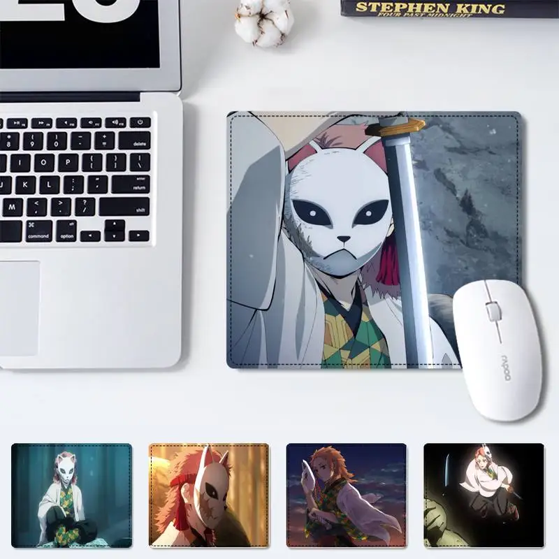 

25x29cm Demon Slayer Sabito Mouse Pad mouse non-slip pad player pad small size rubber Gaming mouse Pad office Desk Mat