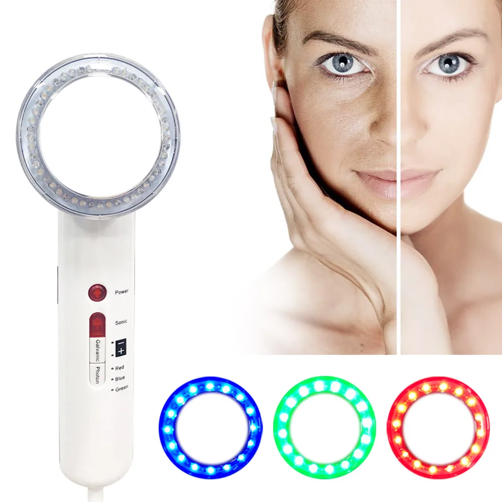 7 в 1 гальваническая инфракрасная ультразвуковая терапия|Звуковое вибрационное