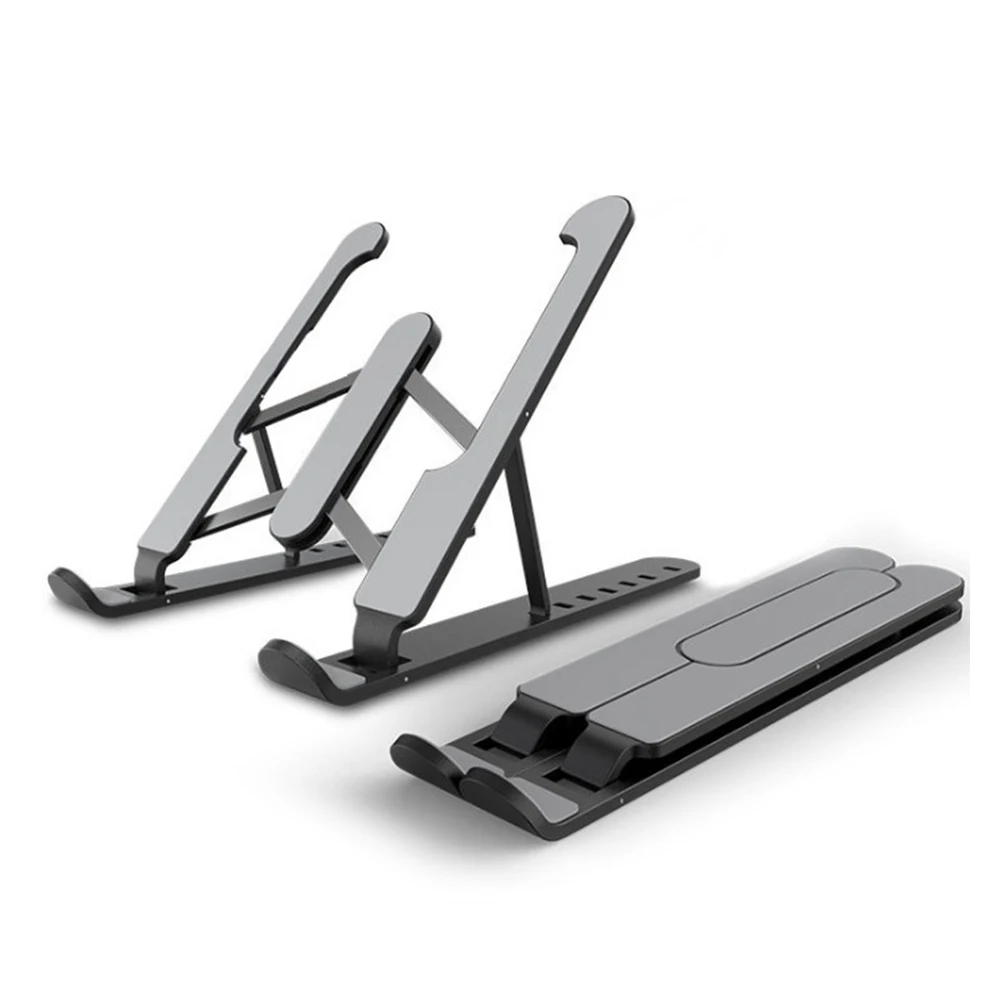 

Portable Laptop Stand Foldable Support Base Notebook Stand For Macbook Pro Lapdesk PC Computer Laptop Holder Cooling Pad Riser