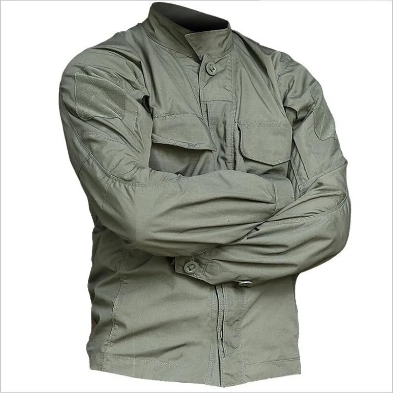 

Newest Tactical Long Sleeve Shirt Military Tactical Soldiers Uniform Waterproof Multi-Pockets Outdoor Shirts Camouflage Clothes