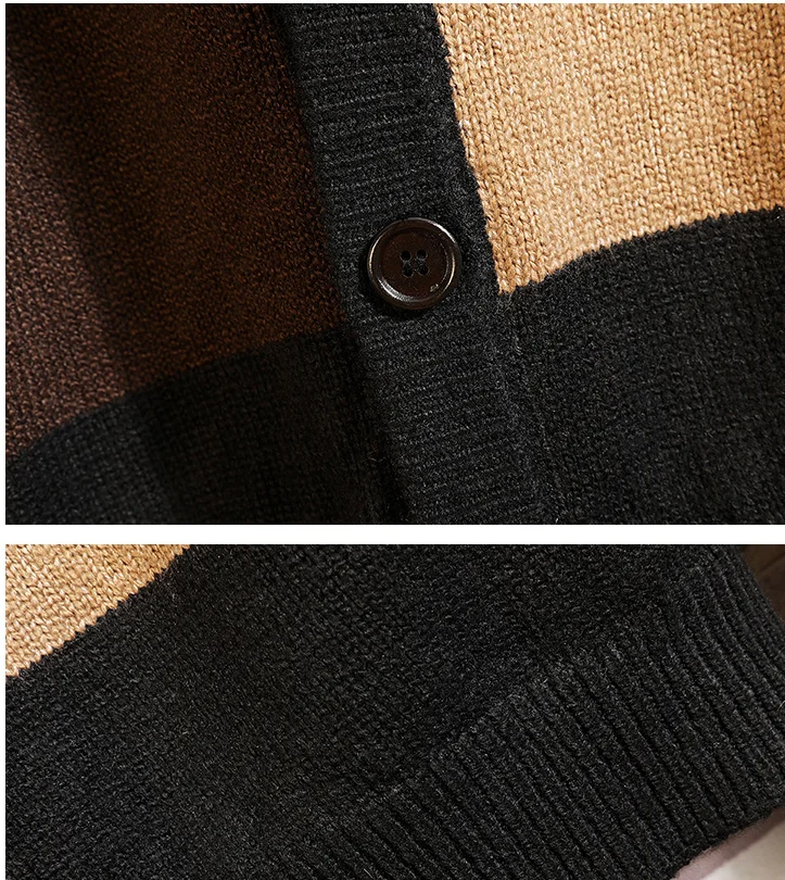 

Cardigan Sweater Men Autumn Winter Jumper Sweaters Plus Size Male Knitted Black Korean Style Hip Hop Casual Sweatershirt Fashion