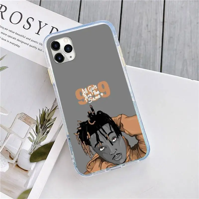 

rapper Juice WRLD 999 fashion luxury Phone Case for iPhone 11 12 pro XS MAX 8 7 6 6S Plus X 5S SE 2020 XR Anti-fall funda